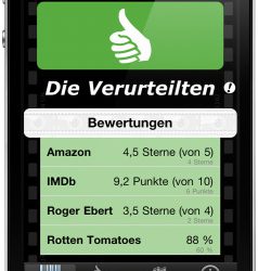 Das iPhone sagt, ob der Film eine Niete ist