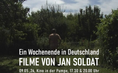 „Ein Wochenende in Deutschland“ – Filme von Jan Soldat am 9. Mai 2026 im Kino in der Pumpe