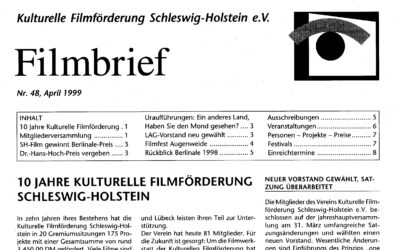 Die Filmbriefe der Kulturellen Filmförderung Schleswig-Holstein (1989 – 2000): Filmbrief Nr. 48 (April 1999)